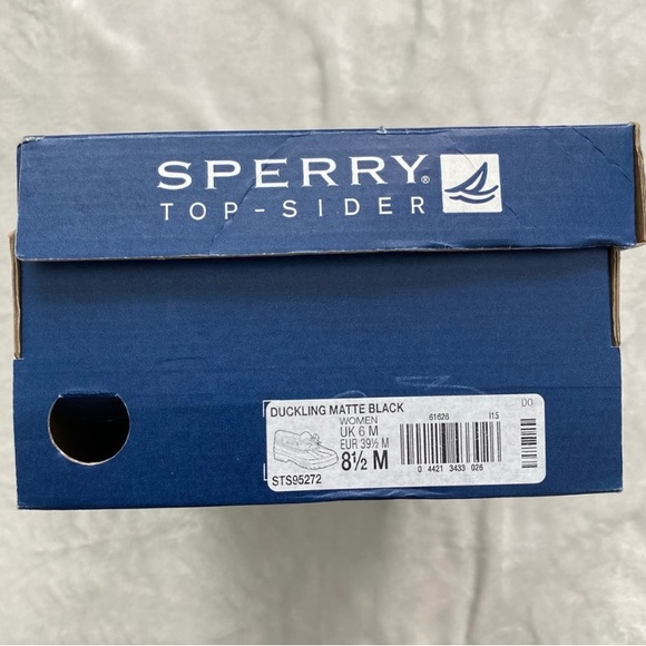 Sperry Duckling Matte Black Boots - Picture 7 of 8